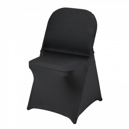 Stretch Spandex Folding Chair Covers Universal Fitted Chair Cover Removable Washable Protective Slipcovers for Wedding Holiday Banquet Party