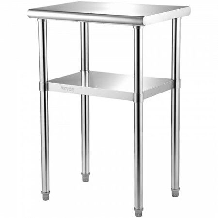 650x457mm Stainless Steel Work Prep Table Commercial Food Prep Table