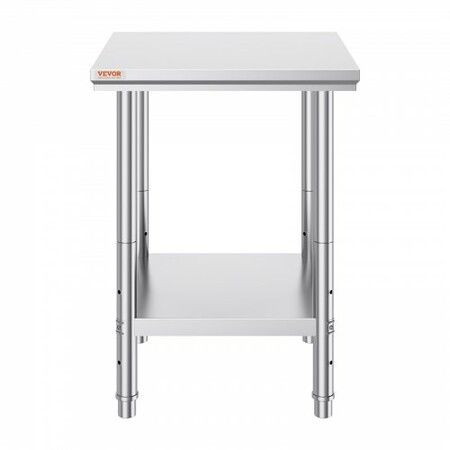 Non-magnetic Stainless Steel 610x610mm Commercial Kitchen cooking Table 50mm Table Thickness For Commercial Office Public And Home Use