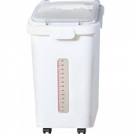 Ingredient Storage Bin 11.4 Gallon Capacity Shelf Ingredient Bin 280 Cup Flour Bins on Wheels Commercial Prosave Shelf-storage Ingredient Bin