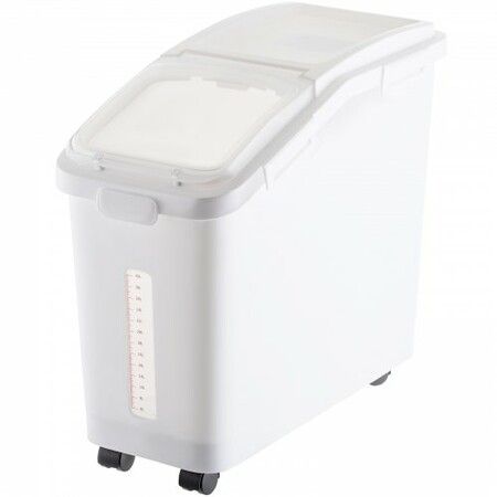 Ingredient Storage Bin 11.4 Gallon Capacity Shelf Ingredient Bin 280 Cup Flour Bins on Wheels Commercial Prosave Shelf-storage Ingredient Bin