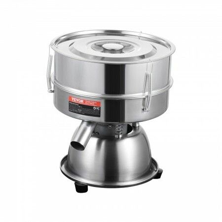 Electric Vibrating Sieve Machine with 12+80 Mesh Automatic Sifter Shaker