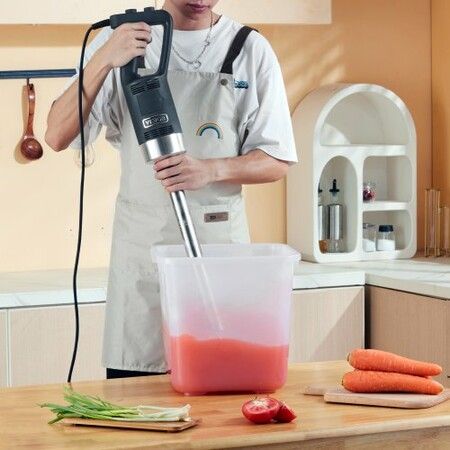 Commercial Immersion Blender Heavy Duty Hand Mixer 500W Variable Speed