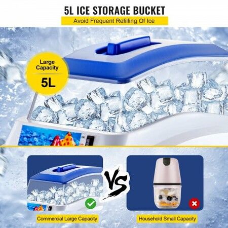 Commercial Ice Shaver Ice Shaving Machine Crusher Snow Cone Maker 200KG/H