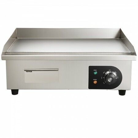 3000W 54cm Commercial Electric Countertop Griddle Flat Top Grill Hot Plate