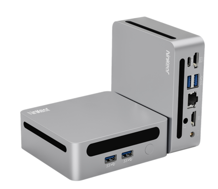Ninkear N4 Mini PC, AMD Ryzen 5 4600H 6 Cores Max 4.0GHz, 16GB RAM 512GB SSD, Type-C (8K)+ 2*HDMI (4K) Triple Display, WiFi 6 Bluetooth 5.2