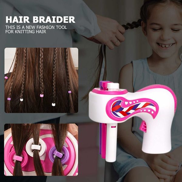 Automatic Hair Braider for Women Girls DIY Hairstyle Twist Braiding Electric Tool 3 Strands Weave Roller Machine