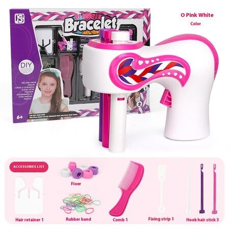 Automatic Hair Braider for Women Girls DIY Hairstyle Twist Braiding Electric Tool 3 Strands Weave Roller Machine