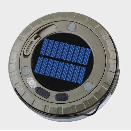 Solar Retractable Camping String Lights Reel Portable  Rechargeable Strip Light Waterproof Tent Lantern  Hiking  Garden Party Festival Decor Colorful