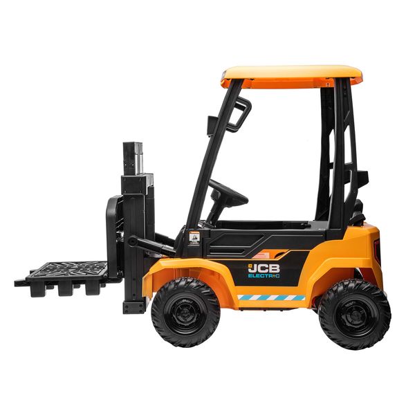 Kids Forklift Truck Toy Electric RC Ride on Car Parental Remote Control Lift Loader Pedal Off Road Vehicle 12V JCB Licensed