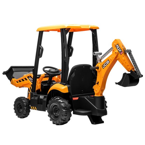 Kids RC Excavator Toy Electric Remote Control Ride on Tractor Bulldozer Digger Pedal Off Road Car Vehicle Pushdozer 12V JCB Licensed