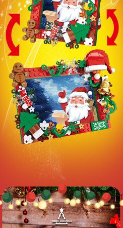 207pcs Puzzle Frames 6-Inch Photos Festive Display DIY Holiday Chirstmas Birthday Gift Kids Adults