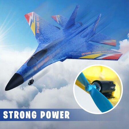 Gravity Gliders Airplane with Lights,Upgrade RC Plane Remote Control Glider Airplanes 2.4 GHZ 2 Channels,Anti-Collision Silicone Nose RC Plane (Yellow)