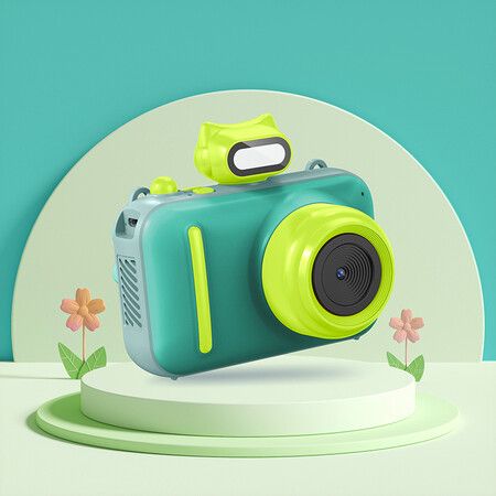 Kids Mini Camera Instant Print 48 MP Selife Digital Camera with 2.5K Video with 32 GB Card,Birthday Xmas Gift for 3-12 Year Old Girls Boys,Green