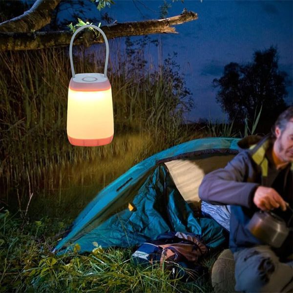 3 Pack LED Camping Light,3 Light Modes Rechargeable Battery Powered Night Light for Indoor and Outdoor Emergency Light,Tent Lantern,Camping