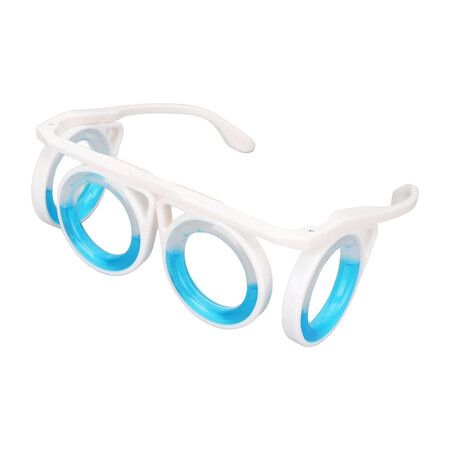 Motion Sickness Glasses, Liquid Design No Lenses Lightweight Anti Motion Sickness Glasses for Traveling by Car, Airplane or Sea