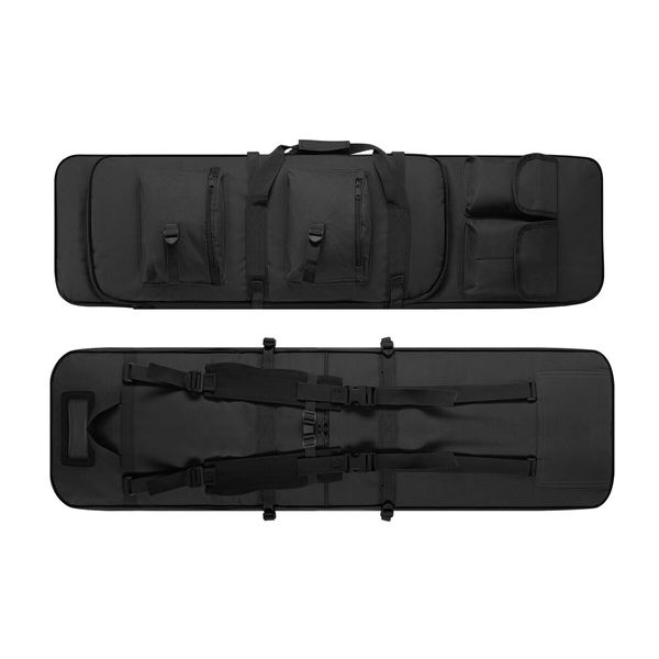 Tactical Range 2 Rifle Gear Backpack Carbine Gun Case Carry Bag for Shotgun Airsoft Army Hunting Shooting Store Transport Pistol Firearm 100cm