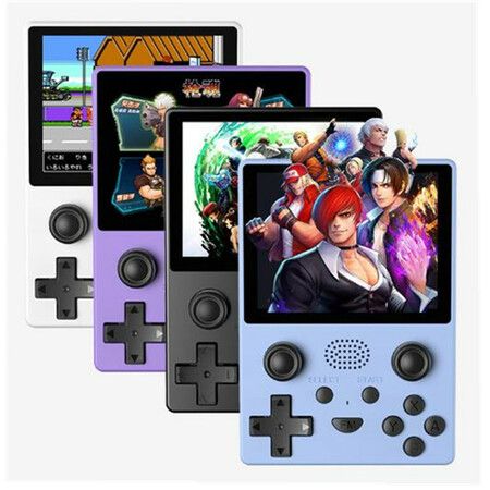 X5 Retro Handheld Game Console for Kids, 15000+ Handheld Games, 64G Portable Hand Held Game Console with Controller, Blue