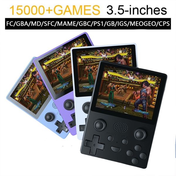 X5 Retro Handheld Game Console for Kids, 15000+ Handheld Games, 64G Portable Hand Held Game Console with Controller, Black