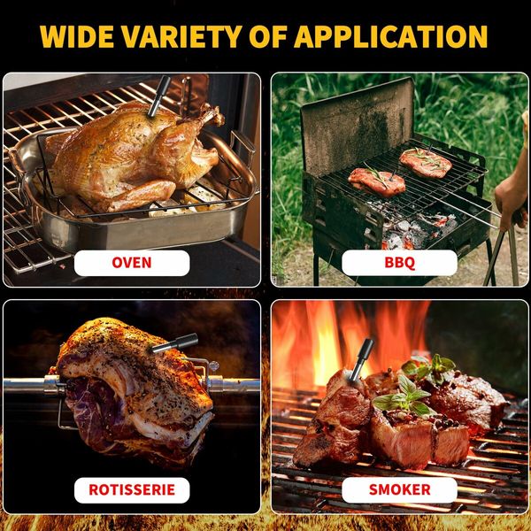 Wireless Meat Thermometer, Bluetooth Smart Meat Thermometer, Cooking Thermometer for BBQ