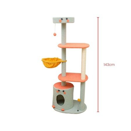 Floofi 143cm  Cat Condo Cat Tree Green