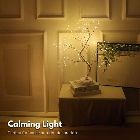 Gominimo Bonsai Fairy LED Lighted Tree Table Desk Lamp Warm White