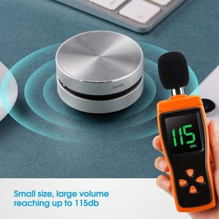 1Pcs Wirelessly BT Mini Speaker Bone Conduction Wireless, Stereo Bass Sound Creative Portable Speaker for Home,Outdoor, Travel