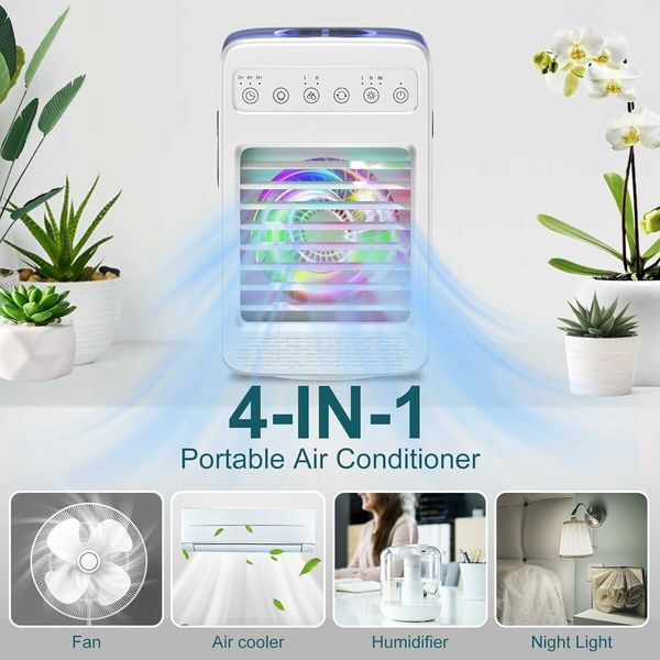 Portable Air Conditioners, Mini Air Conditioners Portable for Room Kitchen Office Bedroom