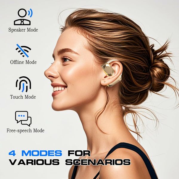 Ai Real Time Language Translator Earbuds with 144 Languages Translator Pods for iOS & Android