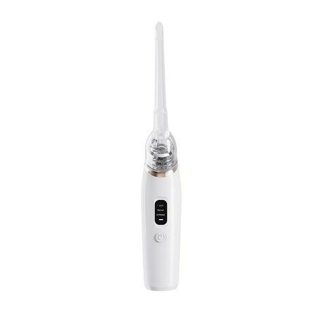 Electronic Vacuum Tonsil Stone Remover with Built in LED Light with 3 Levels Suction, Instant Suction, White