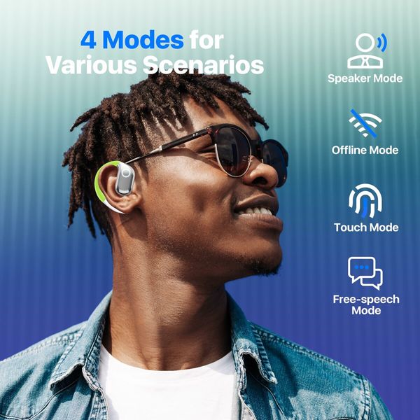 Language Translation Earbuds, 3-in-1 Translator Earbuds, 144-language Real-time Two-Way OWS for iOS and Android, Ideal for Travel and Business