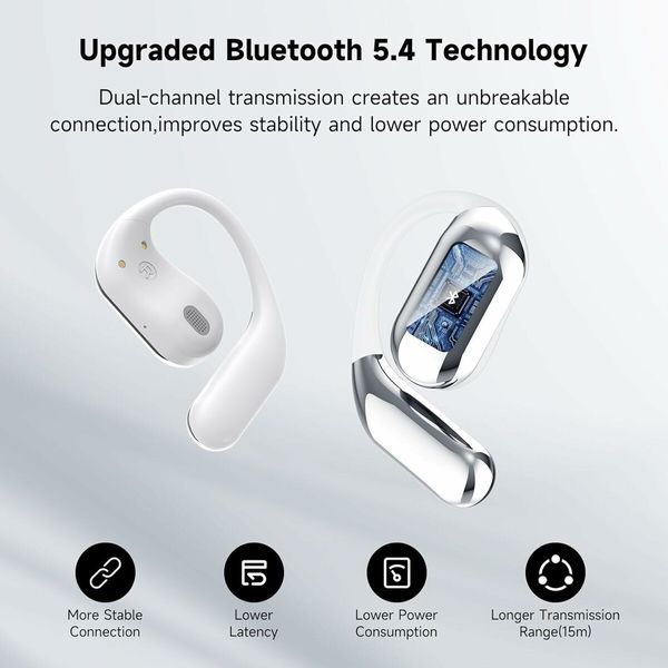 Languages Translation Earbuds,Real-TimeTranslator Device,136 Languages Two-Way Translation,Intelligent Touch Screen Open Ear Translation Earbuds,Supports iOS & Android