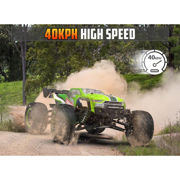 RC Truck 1:16 4x4 All Terrain RC Car 40KPH High Speed Remote Control Cars,Off-Road Monster Truck with 2.4Ghz Radio Control,2 Batteries