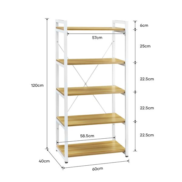 Kitchen Bakers Rack Display Storage Shelf Utility Shelving Unit Bookshelf Organiser Microwave Stand Laundry Shelves for Appliances Plants Flowers