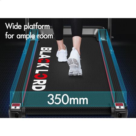 BLACK LORD Treadmill Electric Exercise Running Machine Foldable Home Gym Fitness
