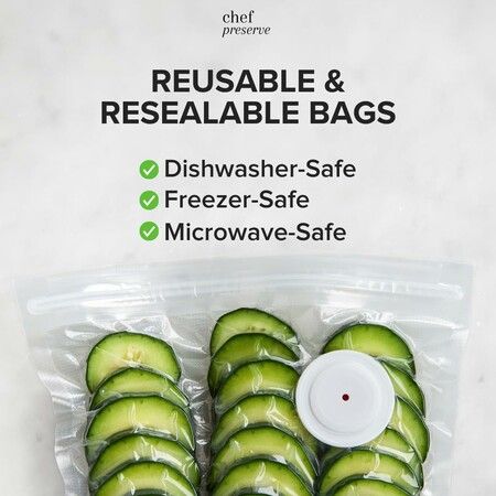 Vacuum Sealer, vacuum sealer for food, handheld vacuum sealer, compact vacuum sealer Vacuum Sealer 30 Bags