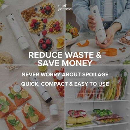 Vacuum Sealer, vacuum sealer for food, handheld vacuum sealer, compact vacuum sealer Vacuum Sealer 30 Bags