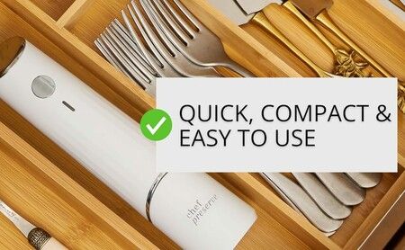 Vacuum Sealer, vacuum sealer for food, handheld vacuum sealer, compact vacuum sealer Vacuum Sealer 30 Bags