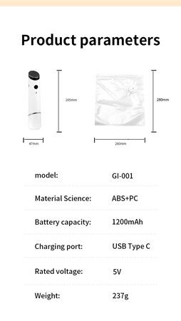 Vacuum Sealer, vacuum sealer for food, handheld vacuum sealer, compact vacuum sealer Vacuum Sealer 30 Bags