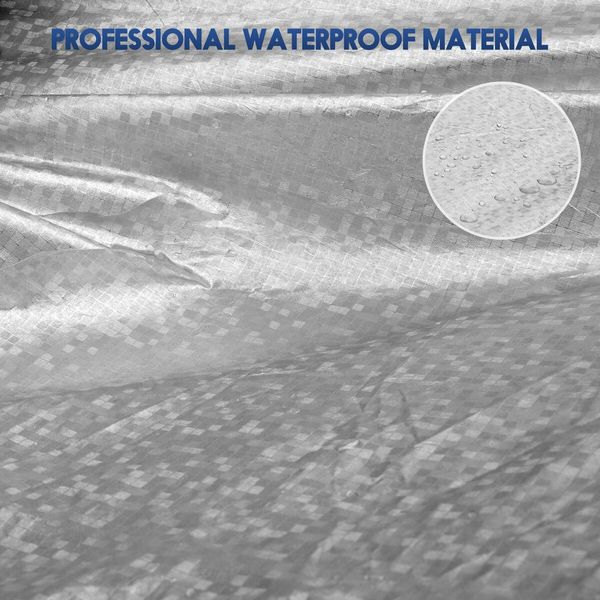 Waterproof Car Cover Auto Automobile Outdoor Heavy Duty Protection All Weather Full Vehicle Protector Dust Wind UV Proof with Storage Bag 3XL
