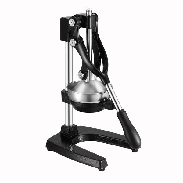 Manual Juicer Fruit Juice Presser Extractor Lemon Squeezer Maker Orange Citrus Hand Press Commercial Home Kitchen Lime Apple Machine Black