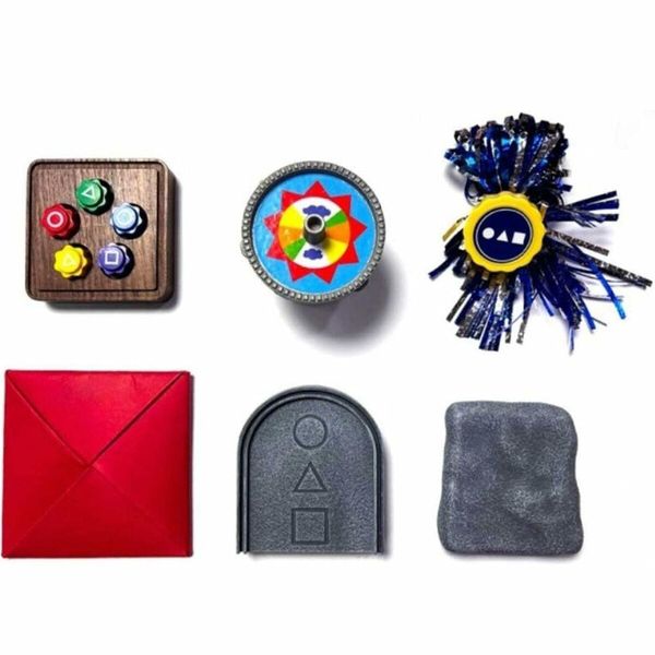 Traditional Korean Game Folk Play Gaming Set Jegichagi Gonggi Biseokchigi Paengy Ddakji Family Night Travel Fun Outdoor Activities