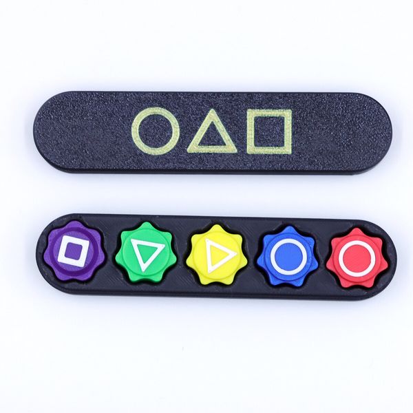 3D Printed Board Games Gonggi Korean Game Squid Game 2 Family Travel Games