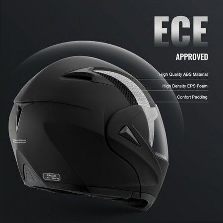 Unmasked Motorcycle Helmet Motocross Helmet with Bluetooth Communication