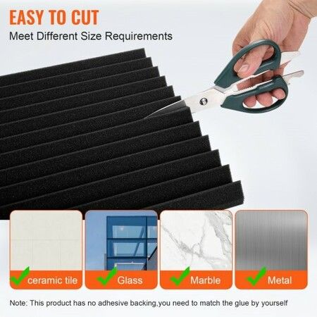 Acoustic Foam Panels 80 Pack 12 x 12 x 1 in for Studio Wall and Ceiling