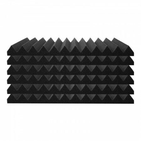 Acoustic Foam Panels 80 Pack 12 x 12 x 1 in for Studio Wall and Ceiling