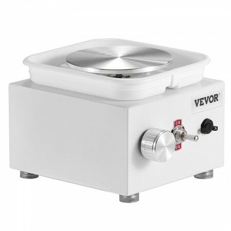 Mini Pottery Wheel Electric Ceramic Wheel Machine 0-320RPM Speed White
