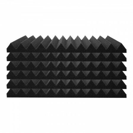 Acoustic Foam Panels 52 Pack 12 x 12 x 1 in for Studio Wall and Ceiling