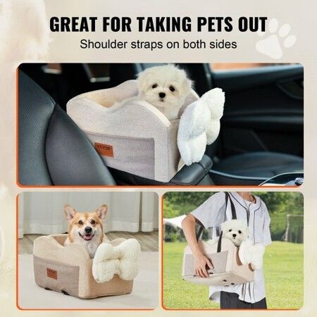 Center Console Dog Car Seat Dog Booster Car Seat for Small Dog 3.6 kg