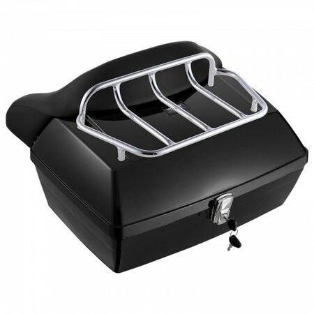 48L Motorcycle Top Case Universal Motorbike Tail with Reflective Panel